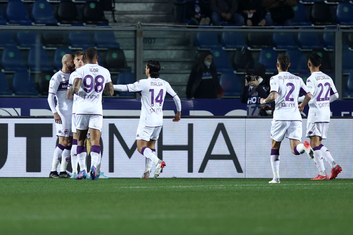 Ditekuk Fiorentina 3-2, Atalanta tersingkir dari Coppa Italia