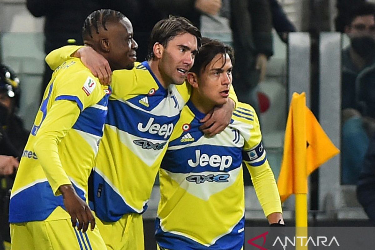 Juventus melaju ke semifinal Coppa Italia stelah Kalahkan Sassuolo 2-1