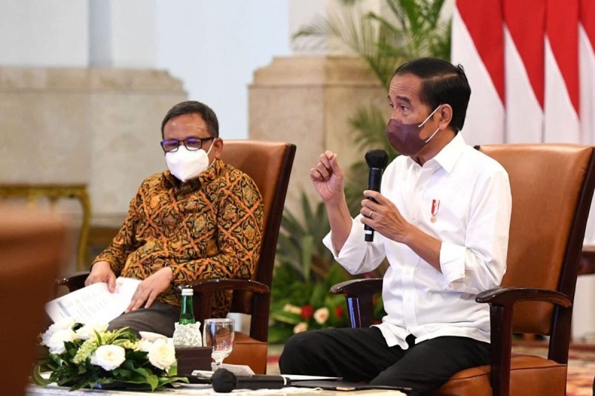 Presiden Jokowi dorong BUMN-swasta dukung pembiayaan kegiatan seni budaya