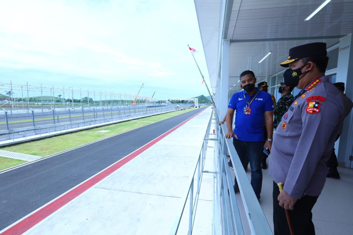 Police chief inspects security, health protocols for MotoGP test