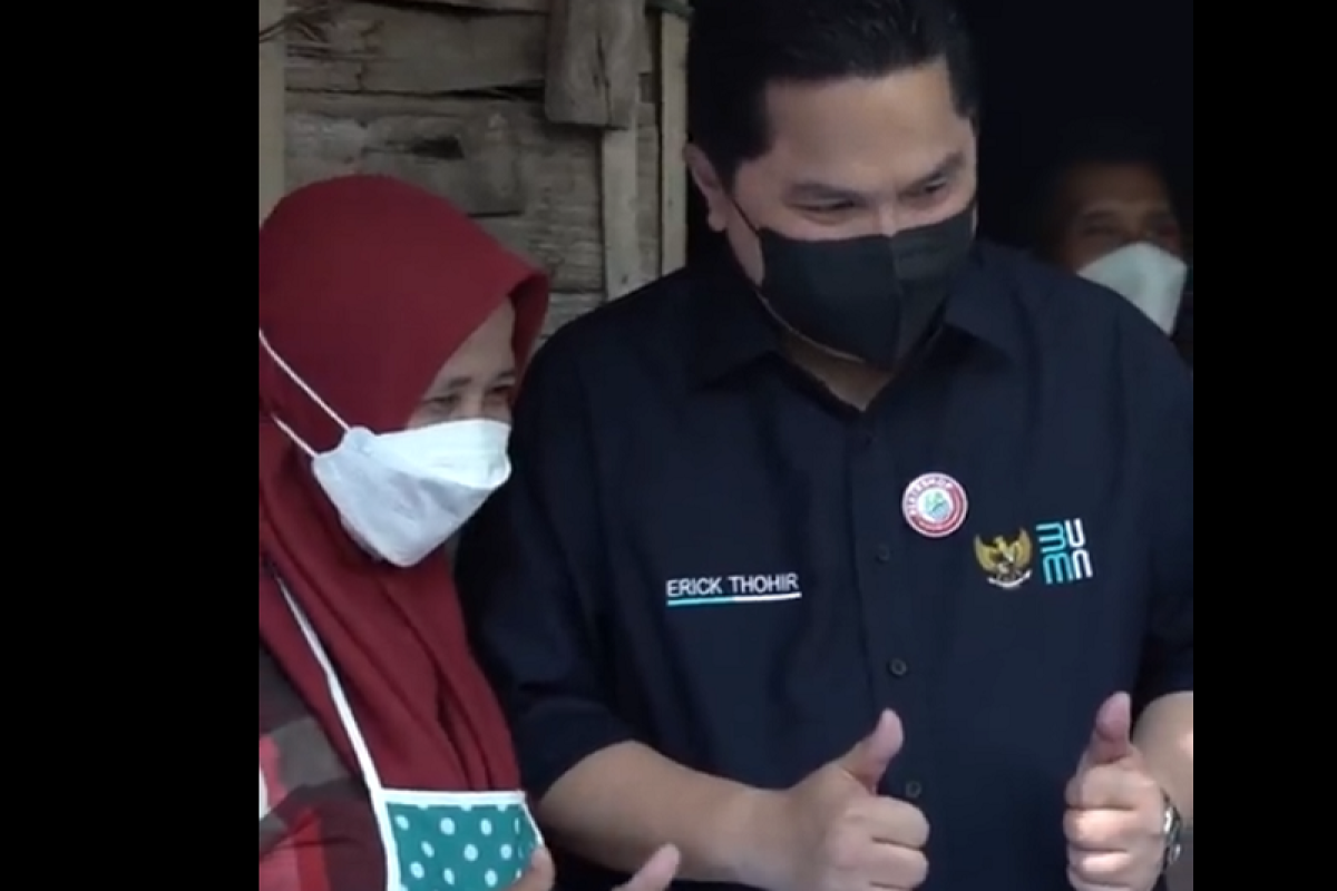 Erick Thohir apresiasi para ibu nasabah PNM Mekaar buka lapangan kerja