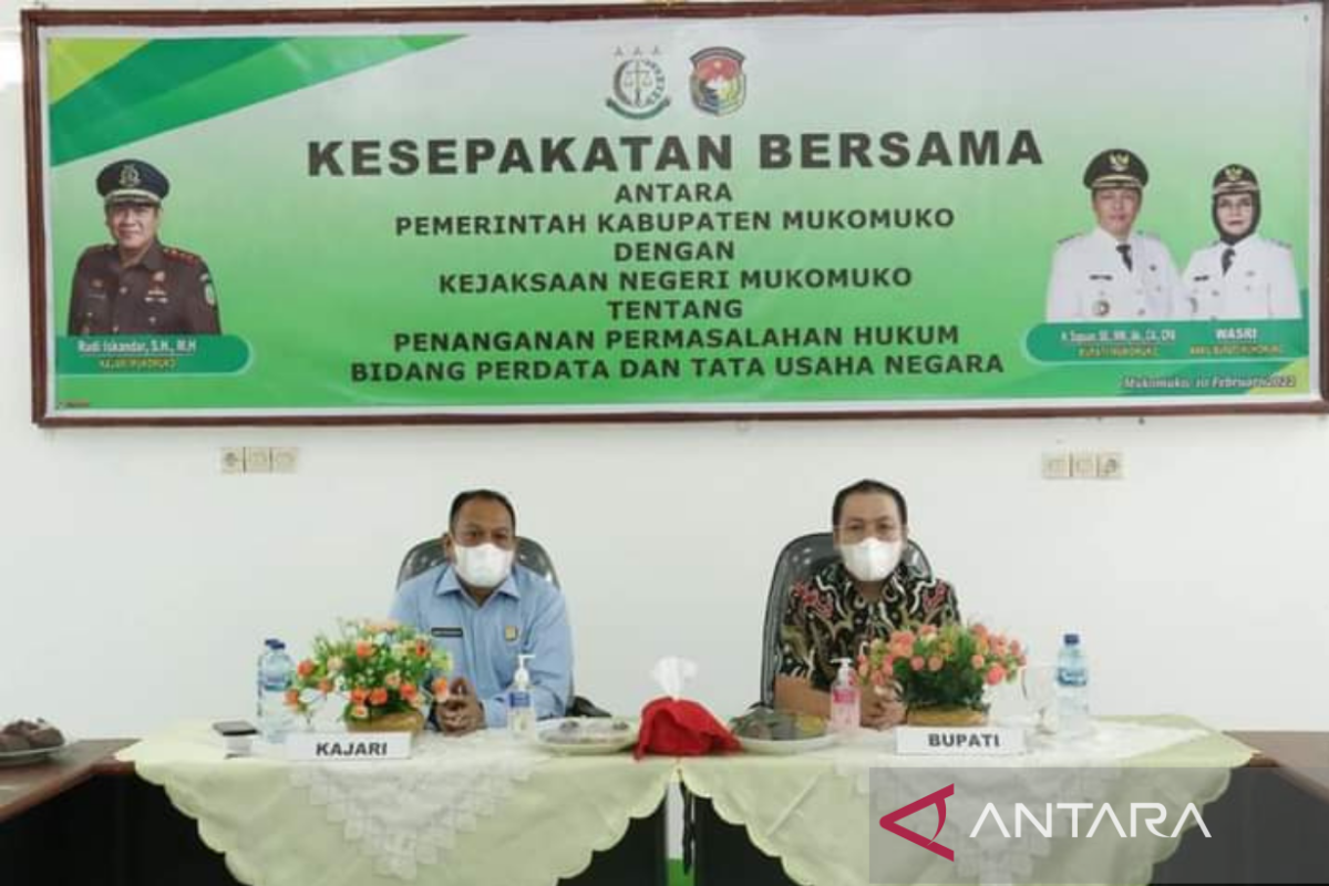 Mukomuko hibahkan tanah untuk pembangunan rumah pegawai Kejari