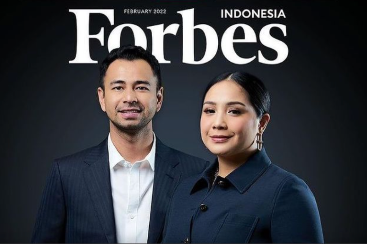 Pasangan Raffi Ahmad dan Nagita dinobatkan jadi "Sultan of Content" oleh Forbes