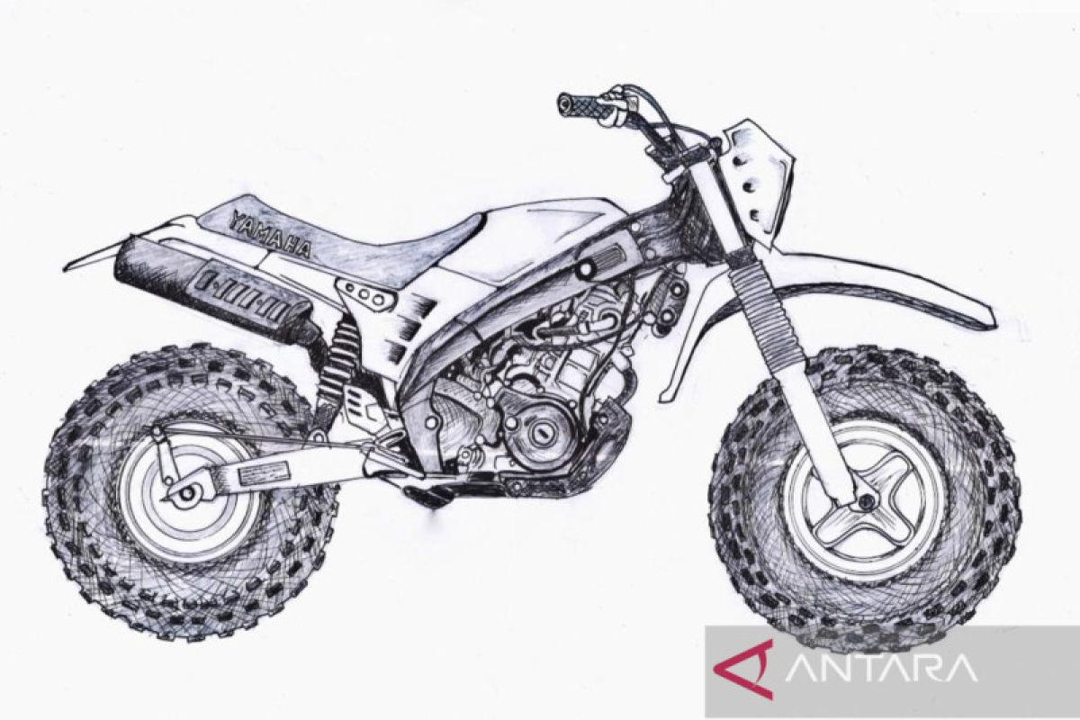 Mengintip modifikasi Yamaha XSR 155 berkonsep "Big Wheels"