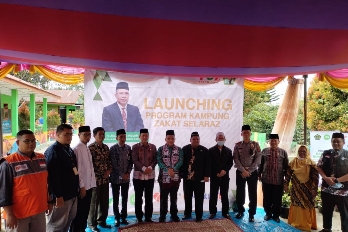 Kementrian Agama Sumatera Utara resmikan Kampung Zakat Selaraz di Humbang Hasundutan