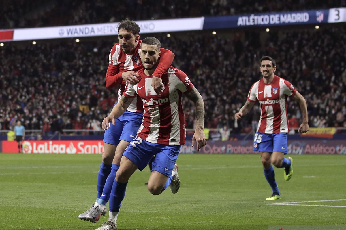 Liga Spanyol- Atletico Madrid menang dramatis 4-3 atas Getafe