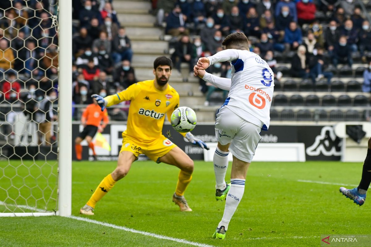 Kevin Gamerio antar Strasbourg kalahkan Angers, Monaco vs Lorient bermain imbang