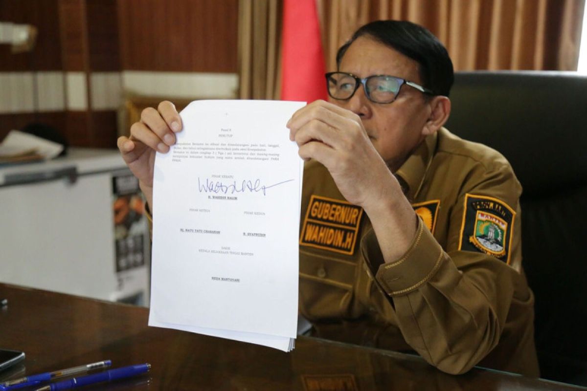 Wahidin ajak kabupaten dan kota Serang Ikut kelola Banten Lama