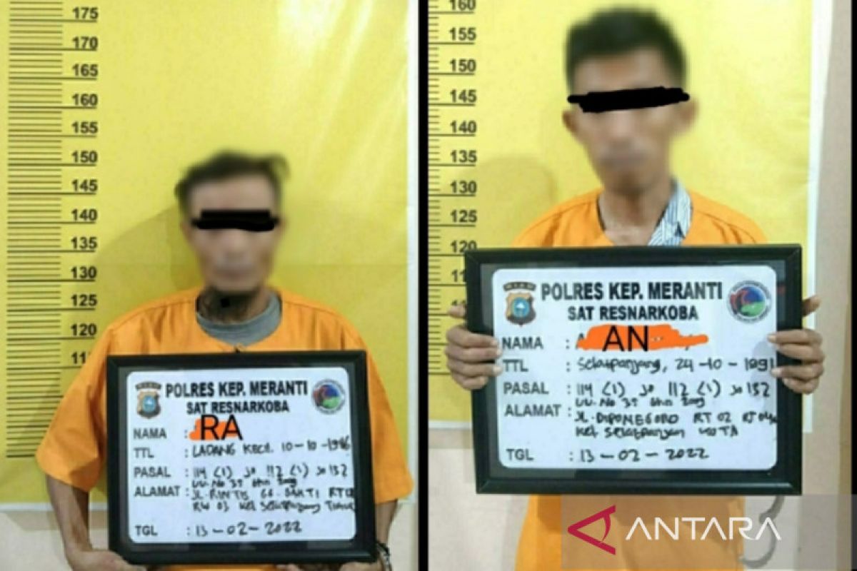 Dua pengedar sabu incaran polisi diringkus di Selatpanjang