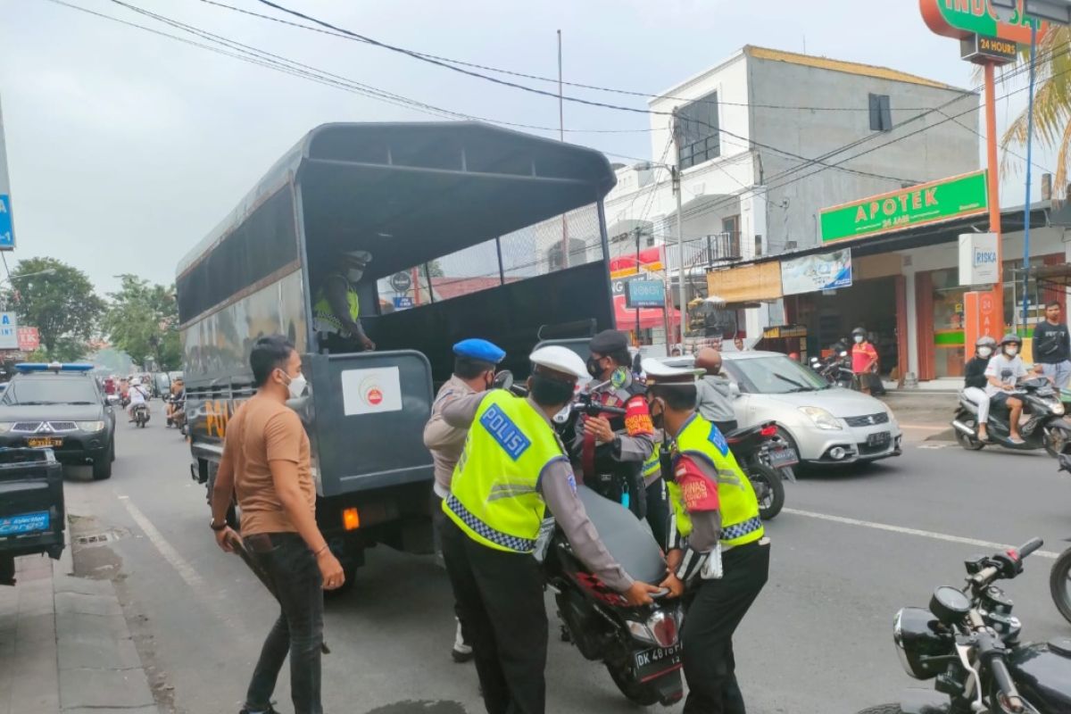 Polresta Denpasar sita belasan motor remaja ganggu kamtibmas