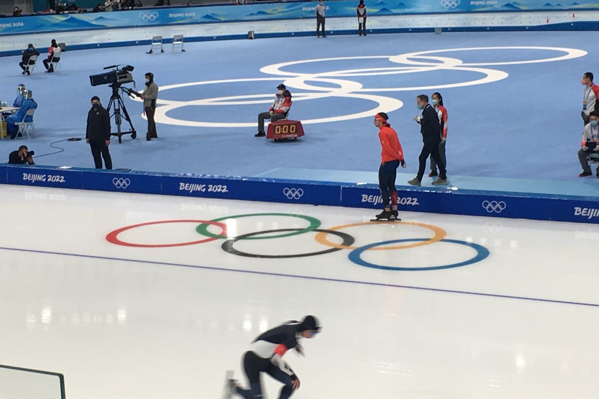 Olimpiade Beijing 2022 - Beberapa rekor baru tercipta di Ice Ribbon