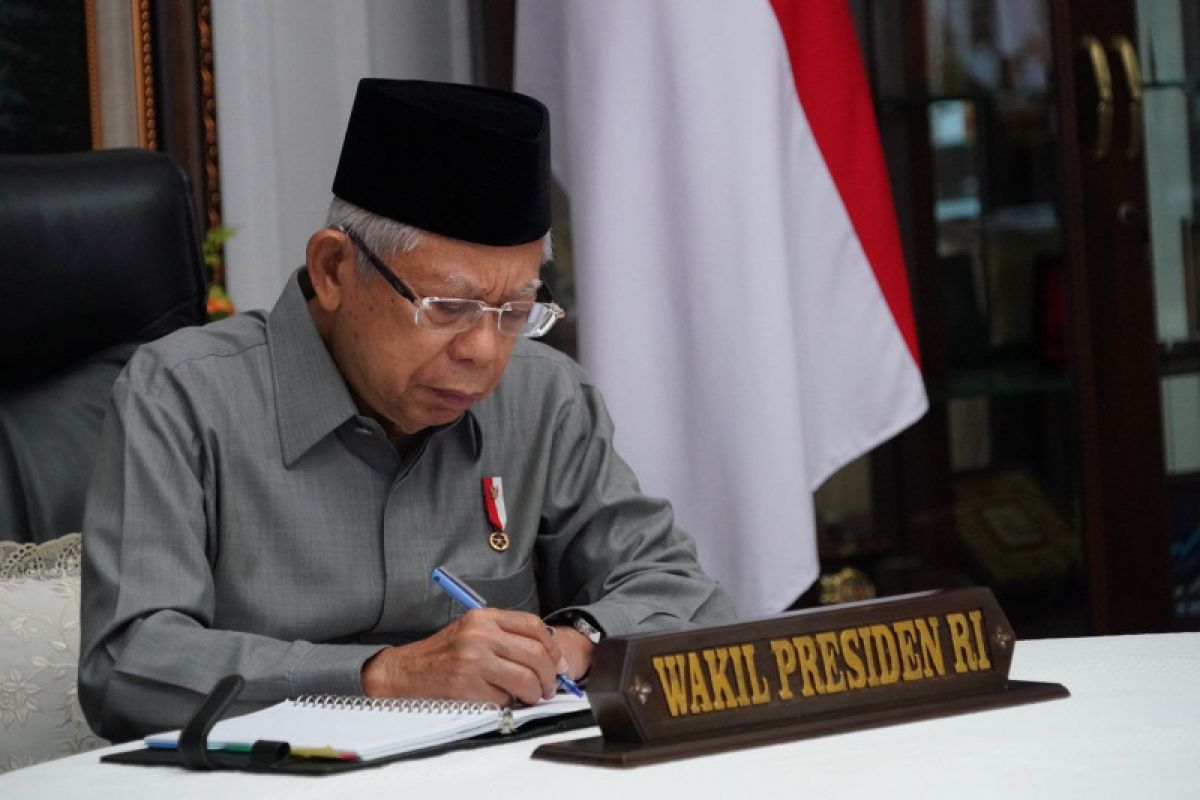 Wapres Ma'ruf Amin sampaikan tantangan tentang kemandirian umat