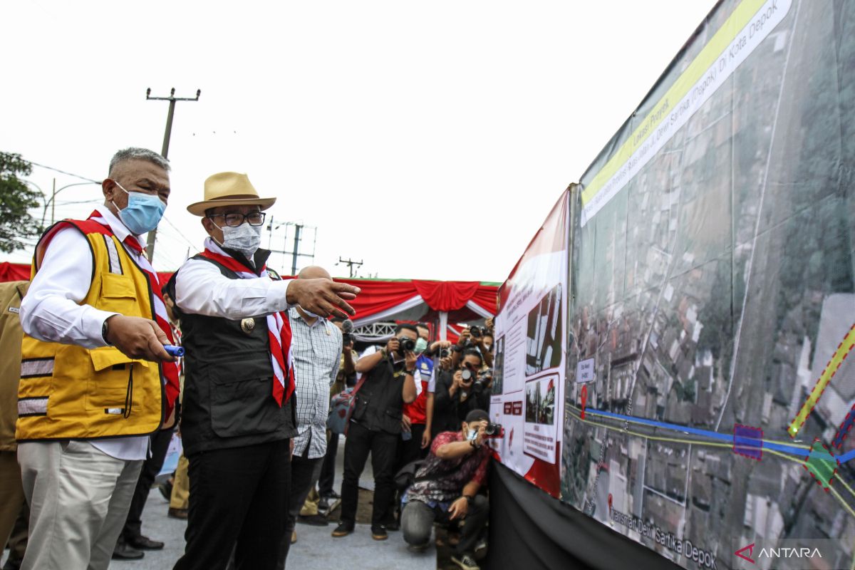 'Underpass' Dewi Sartika Depok dibangun dalam 10 bulan