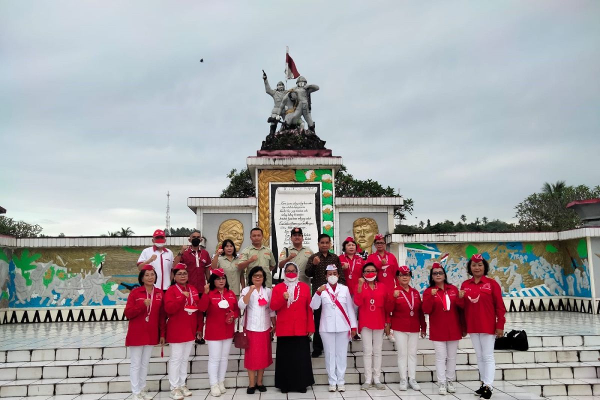 Peringati aksi heroik Merah Putih, GPPMP Upacara dan Ziarah di TMP Kairagi