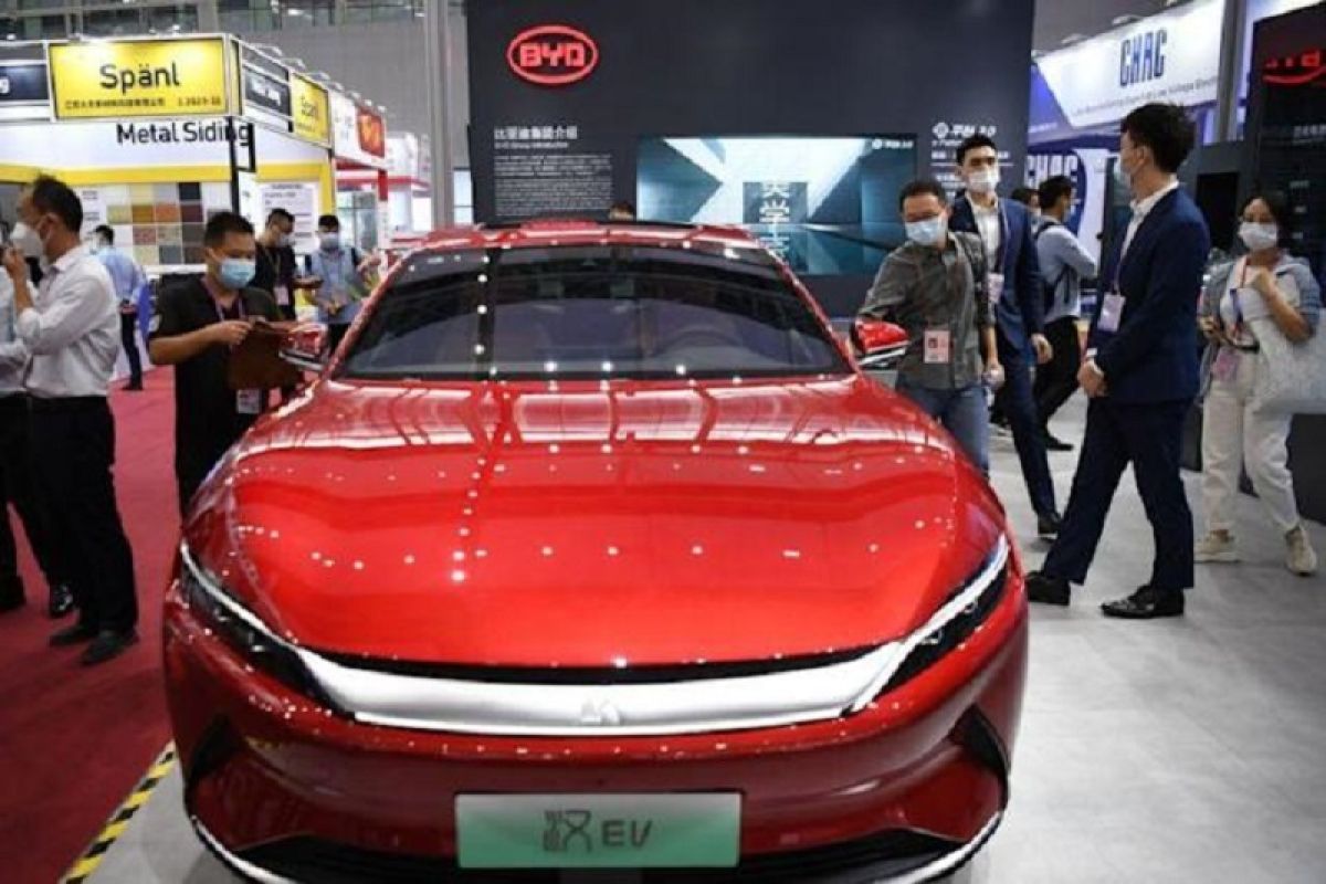 Penjualan kendaraan energi baru NEV China melonjak pada Januari 2022