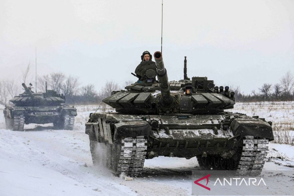 AS: Klaim Rusia tarik tentara dari perbatasan dengan Ukraina 'salah'