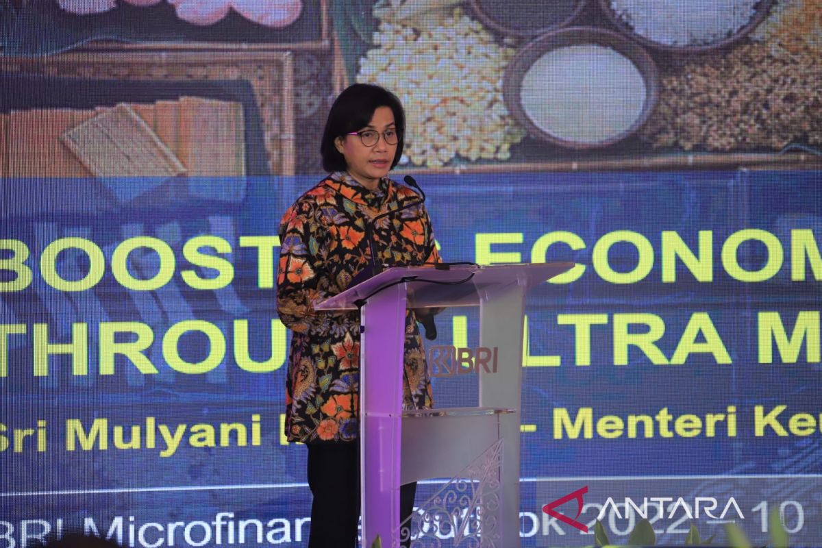 Sri Mulyani apresiasi BRI  garap potensi usaha ultra mikro