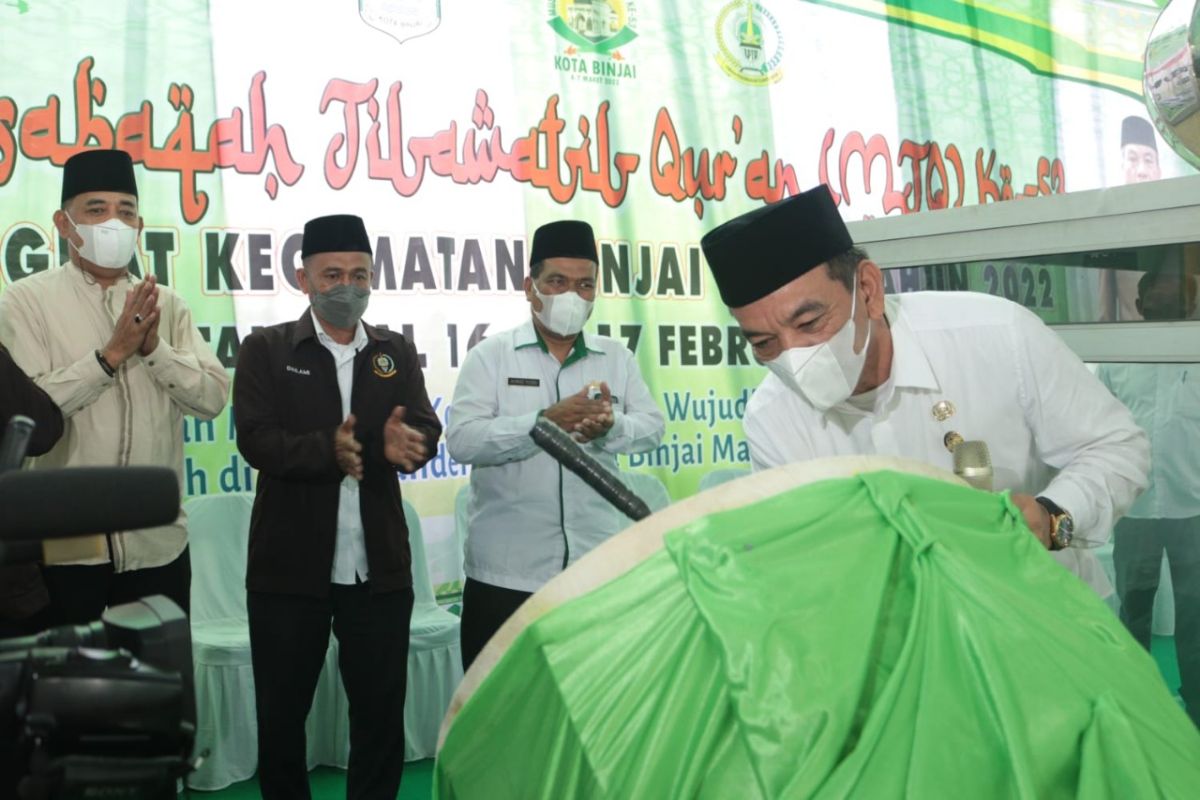 Sekdako Binjai buka MTQ kecamatan