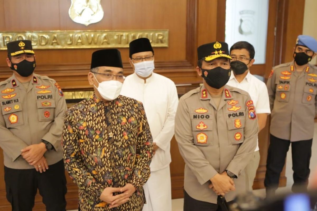 Gus Yahya datangi Polda Jatim untuk pastikan keamanan Harlah ke-99 NU