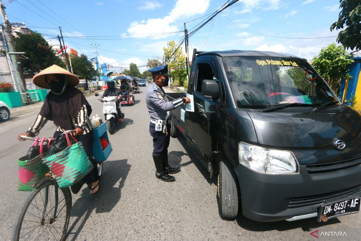 Tim gabungan gelar penegakan hukum angkutan di Gorontalo