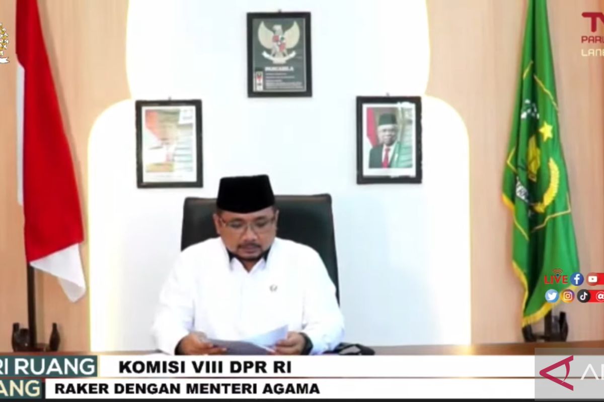 Kemenag usulkan besaran biaya haji tahun 2022 sebesar Rp45 juta