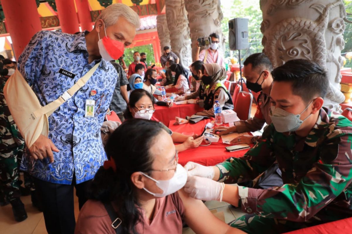 Presiden Jokowi apresiasi capaian vaksinasi di Jawa Tengah