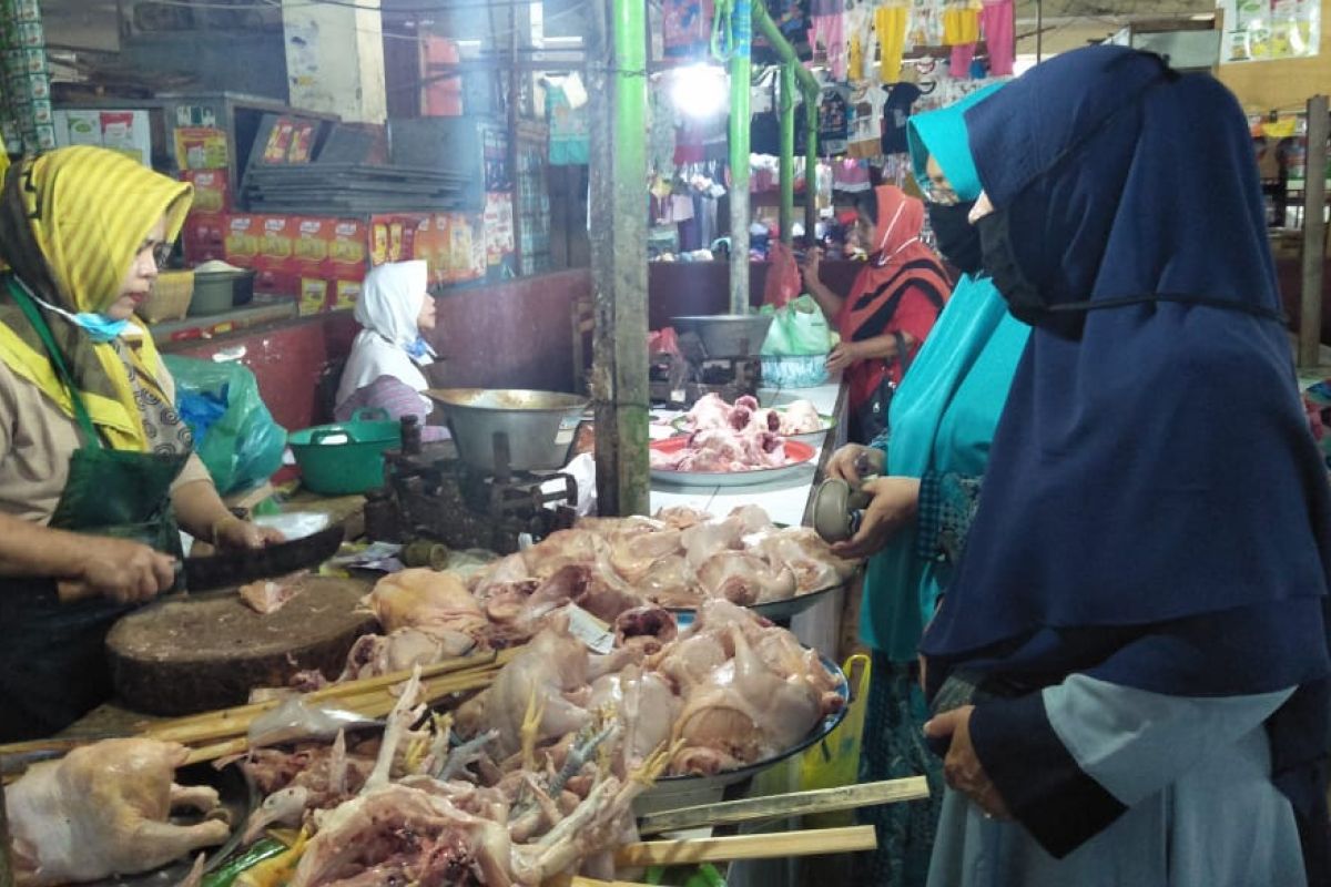 Distan menilai kenaikan harga ayam broiler di Mataram masih normal