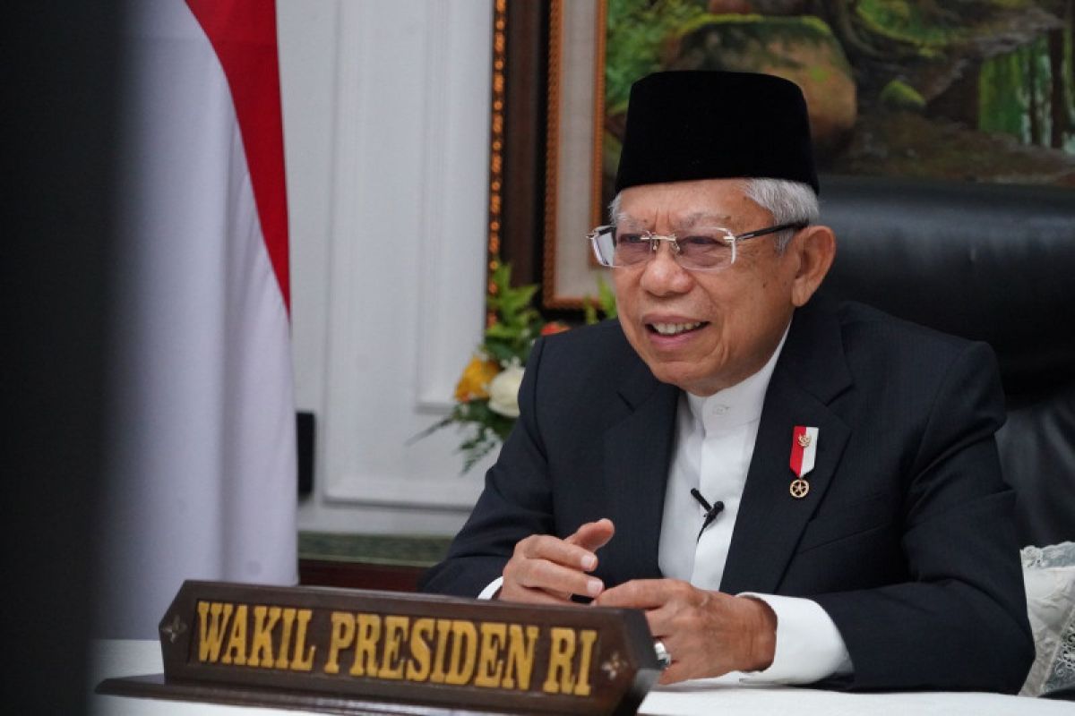 Wapres Ma'ruf Amin harapkan NU jadi lokomotif gerakan perbaikan