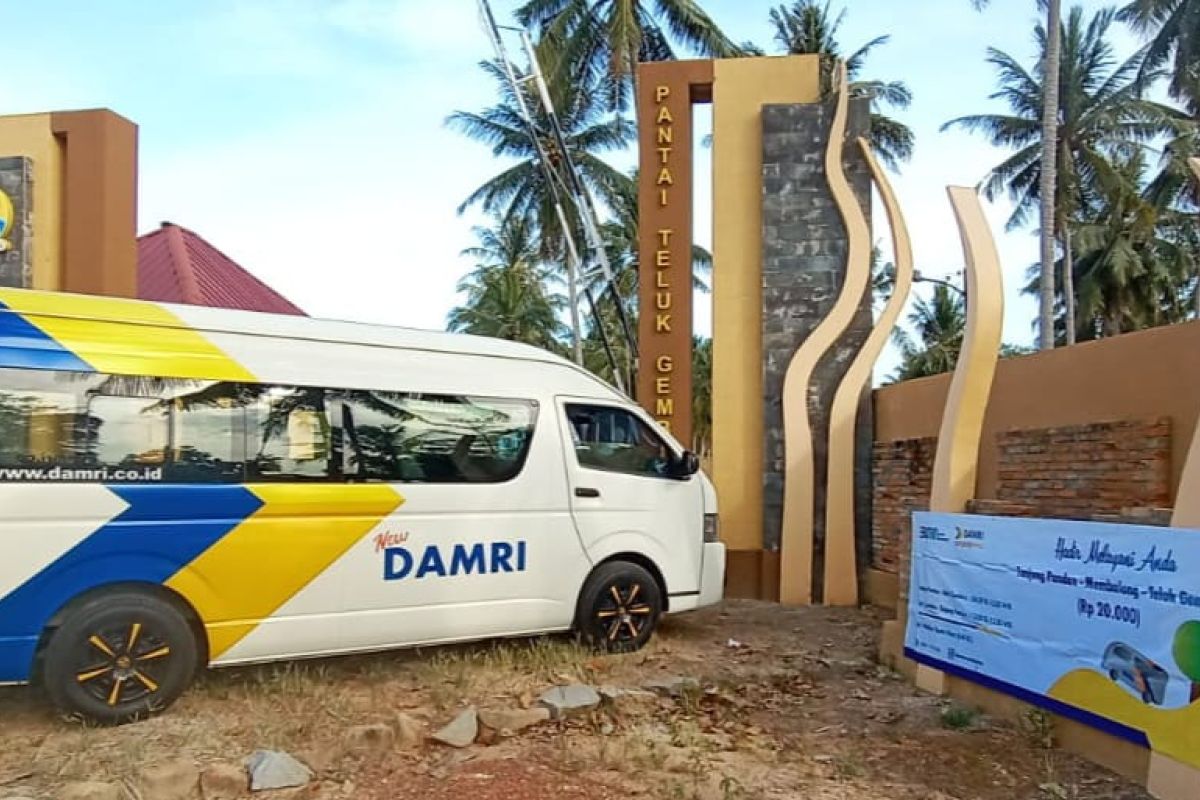 Damri mulai layani trayek di kawasan pariwisata Bangka Belitung