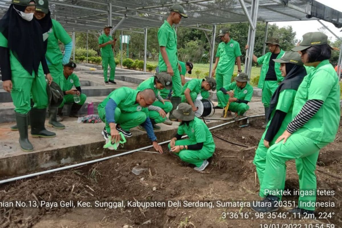 Irigasi tetes, Mentan harap mahasiswa Polbangtan kuasai Smart Farming