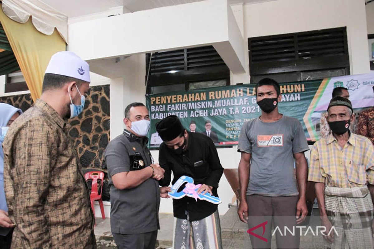 Baitul Mal Aceh Jaya bangun puluhan rumah fakir miskin