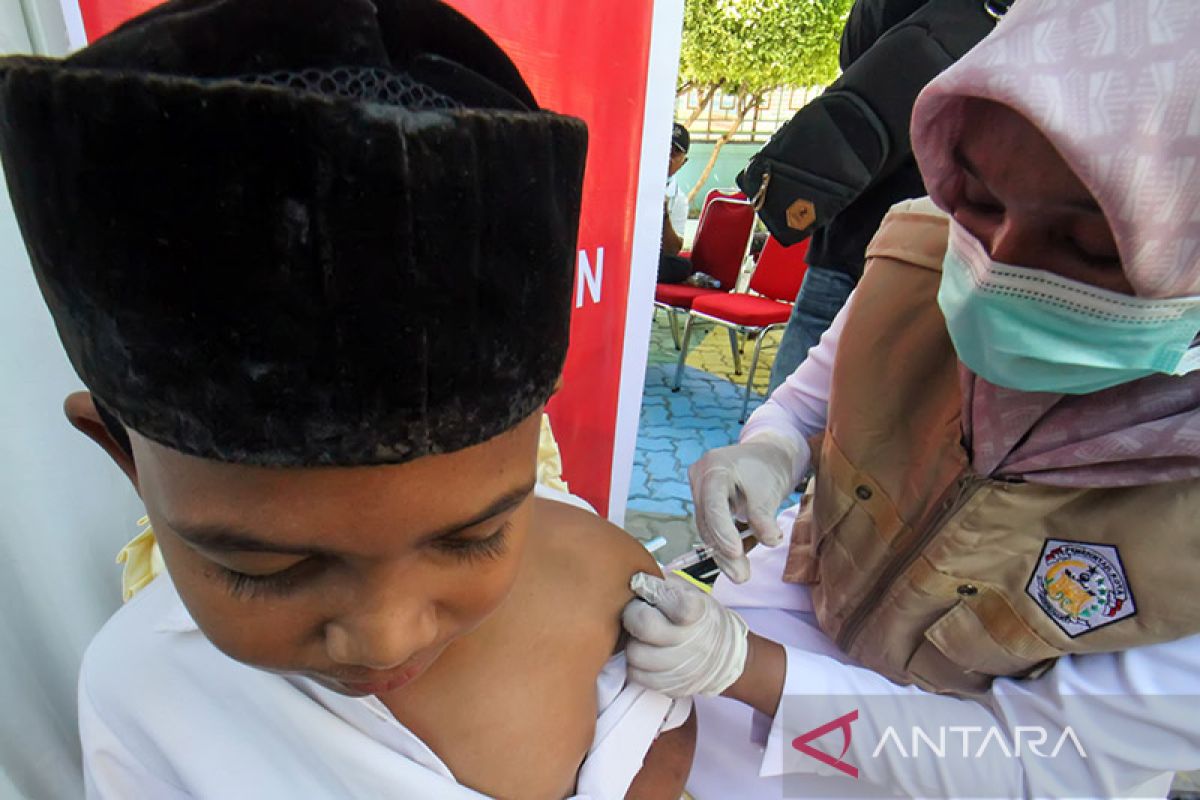 3.412 anak di Aceh Timur sudah divaksin dosis kedua