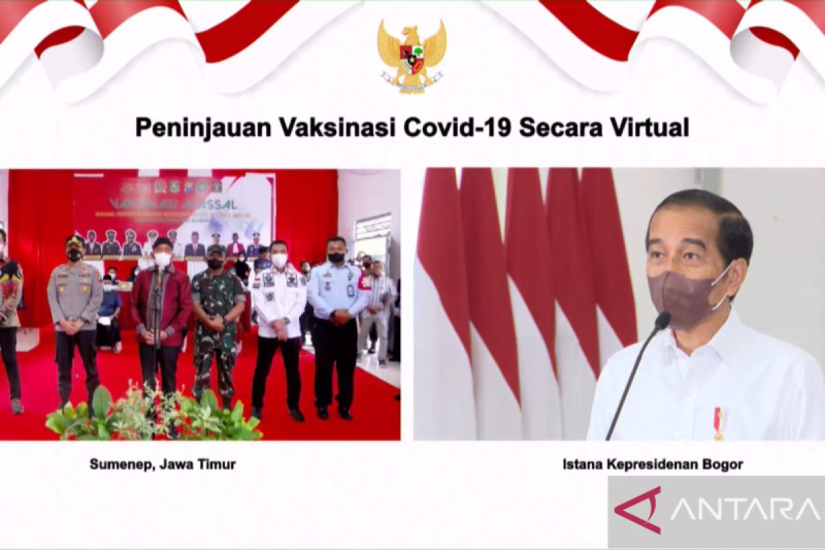 Sumenep must boost COVID-19 vaccinations: President Jokowi
