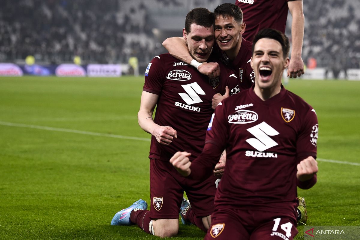 Liga Italia - Gol Andrea Belotti bawa Torino paksa Juventus bermain imbang 1-1