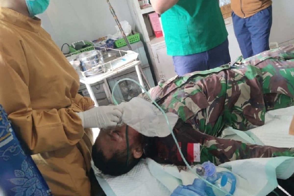 Anggota Kopasgat terluka ditempak KKB di bandara Aminggiru Ilaga