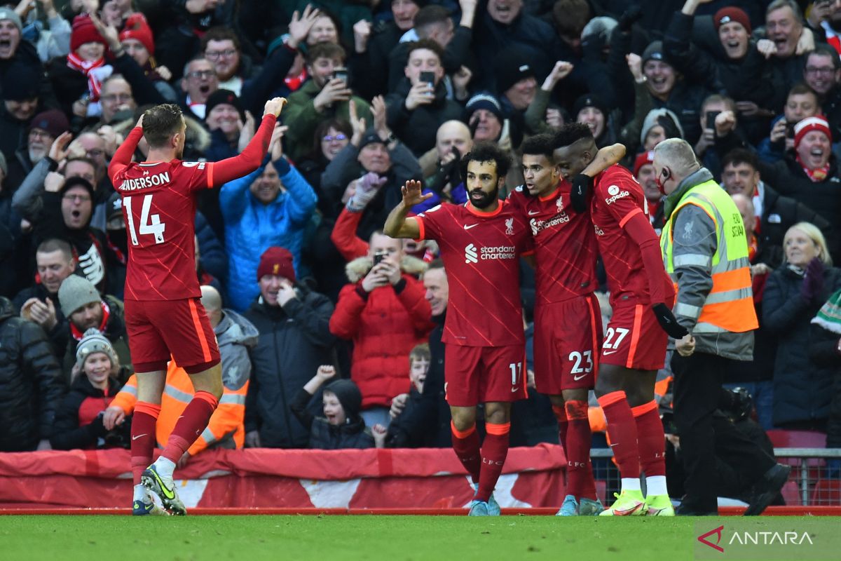 Liverpool atasi Norwich 3-1 di Liga Inggris