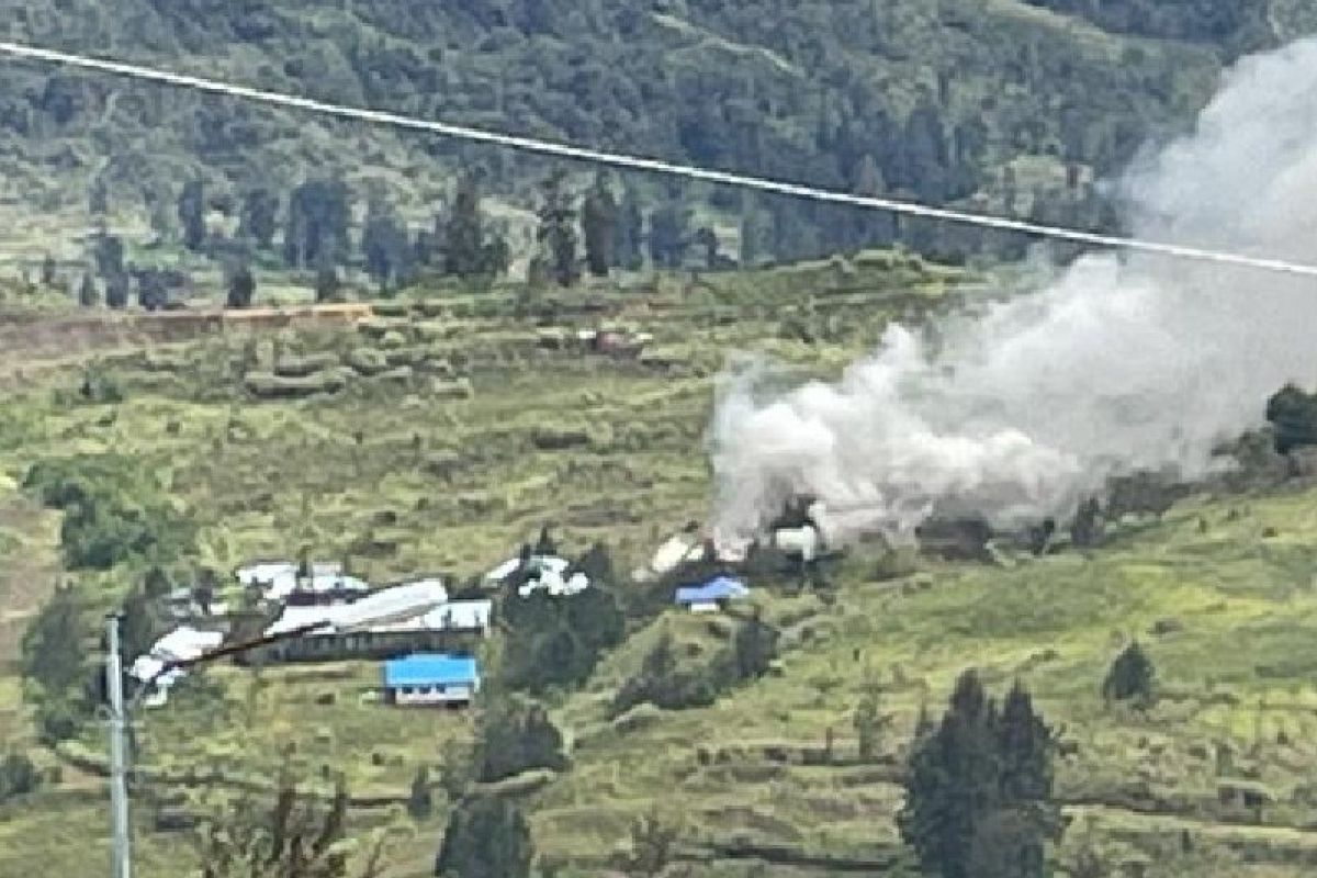 KKB kembali lakukan penembakan dan pembakaran di Puncak Papua