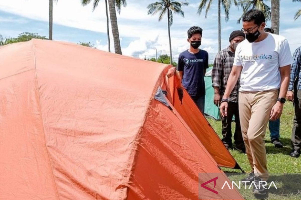 Menparekraf tinjau kesiapan camping ground di KEK Mandalika