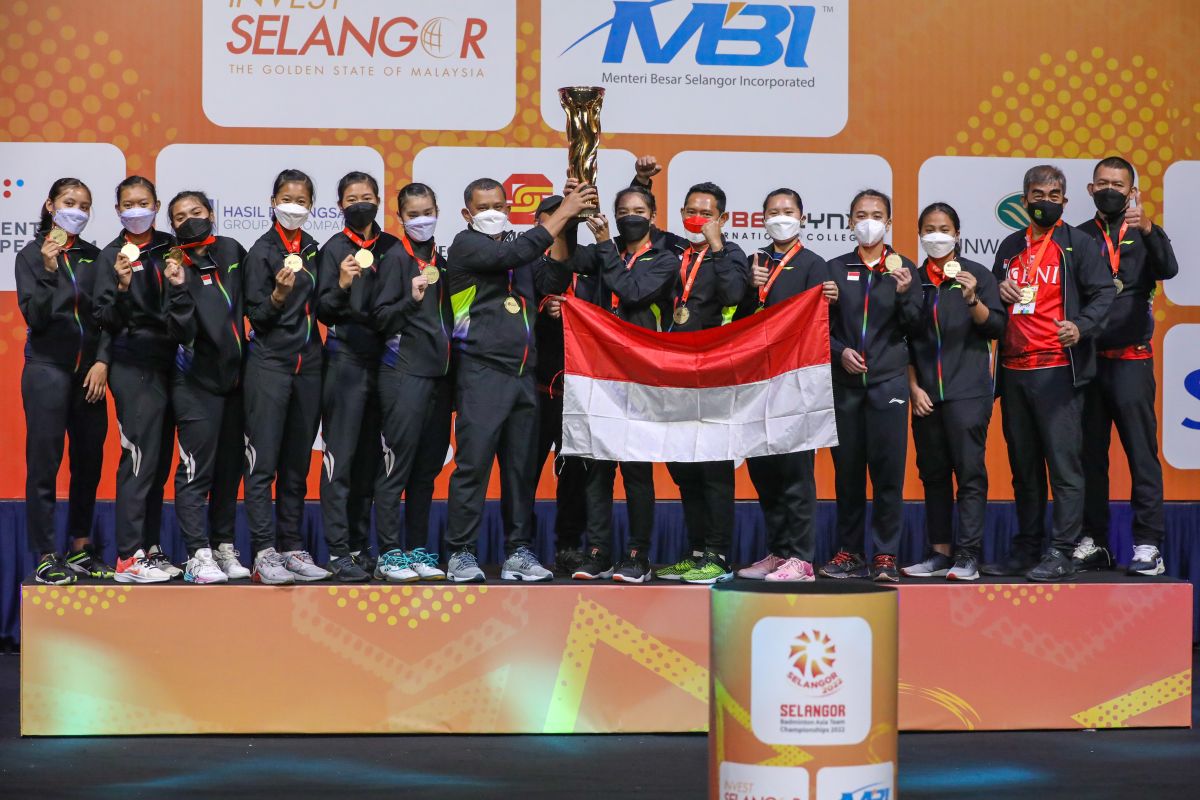 Tim beregu putri Indonesia mengukir gelar bersejarah di BATC 2022