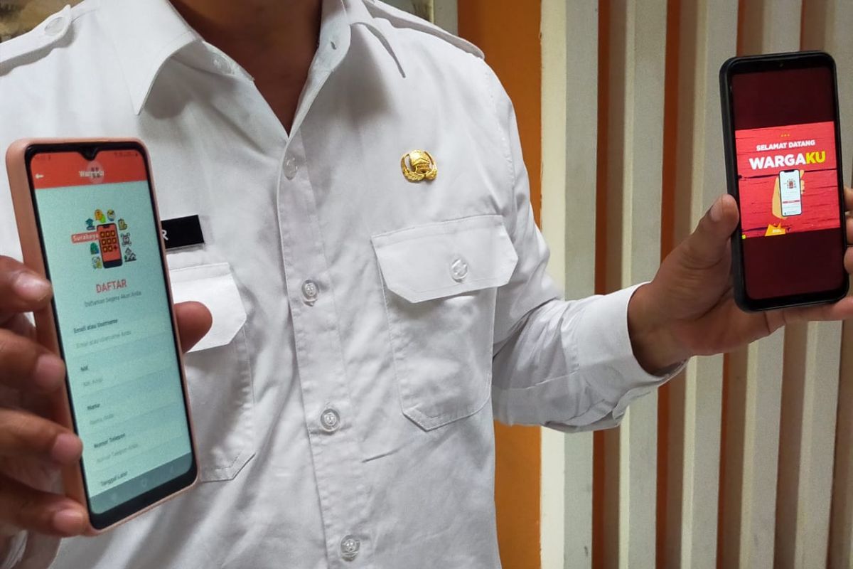 Sejumlah layanan publik di Surabaya terintegrasi dengan aplikasi Wargaku
