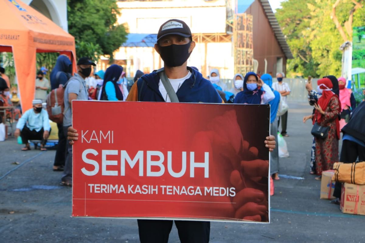 Jumlah pasien COVID-19 di isoter Asrama Haji Surabaya turun