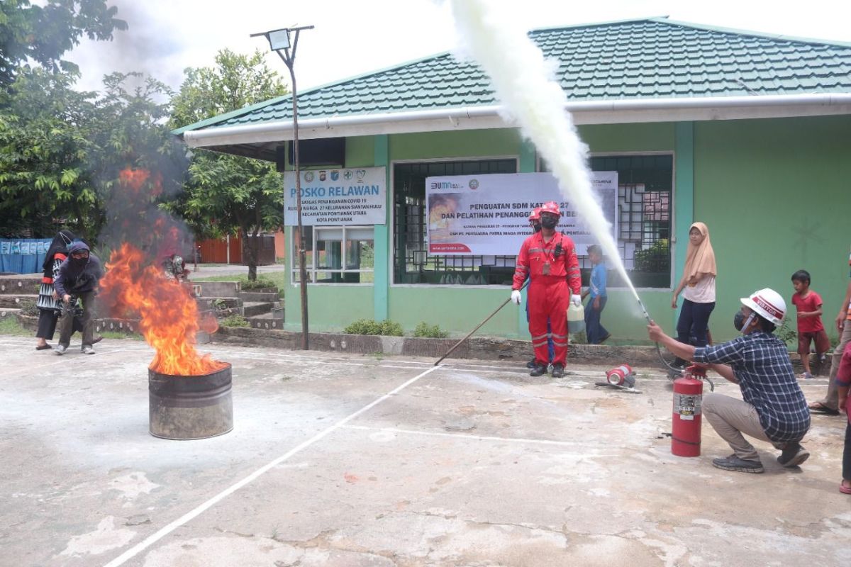 Pertamina berikan pelatihan penanggulangan bencana kepada Kelompok Katana