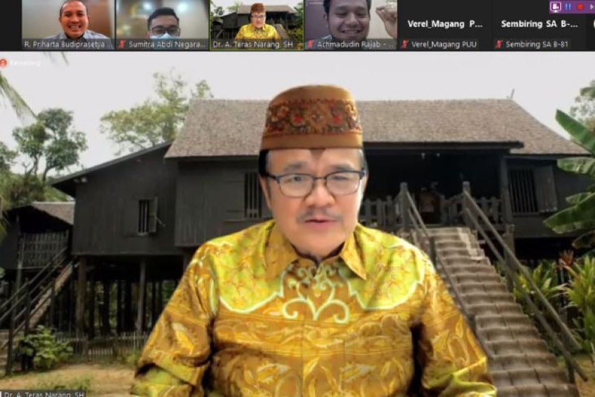 DPR RI minta Teras Narang beri masukan tuntaskan RUU Provinsi Kalimantan Tengah