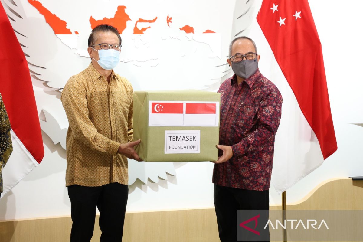 Singapura berikan 697 unit ventilator untuk penanganan COVID-19 di Indonesia