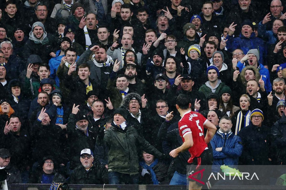 Polisi tangkap sembilan orang setelah Manchester United kalahkan Leeds