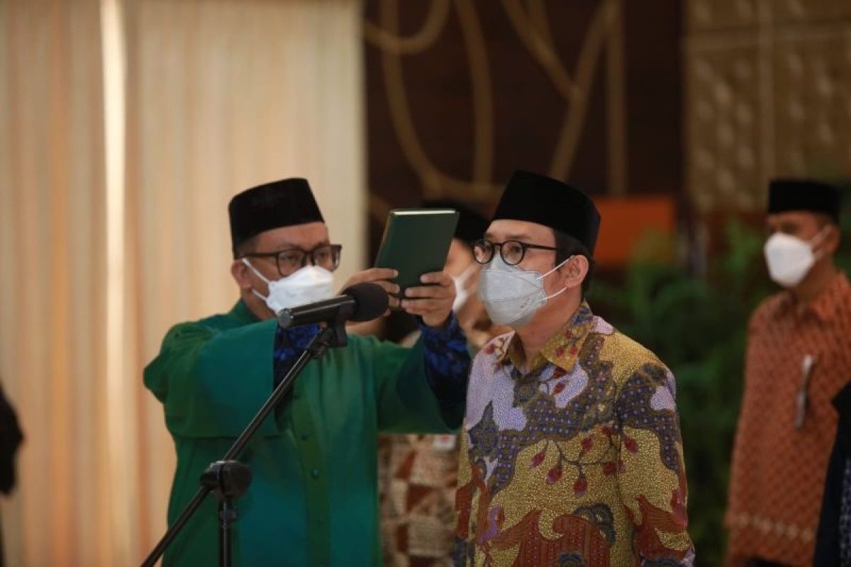 Wapres Ma'ruf Amin ucapkan selamat kepada Kasetwapres Ahmad Erani Yustika