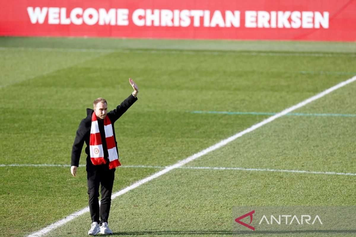 Christian Eriksen matangkan persiapan debut bersama Brentford