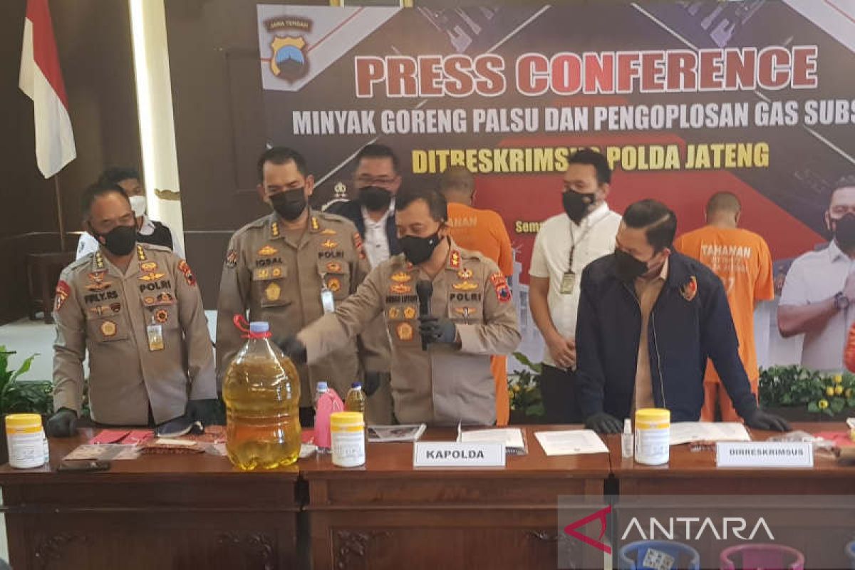 Pengedar minyak goreng palsu di Jateng diringkus