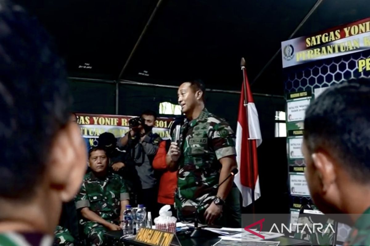 Panglima ingatkan tugas prajurit di Papua menjadikan rakyat cinta TNI