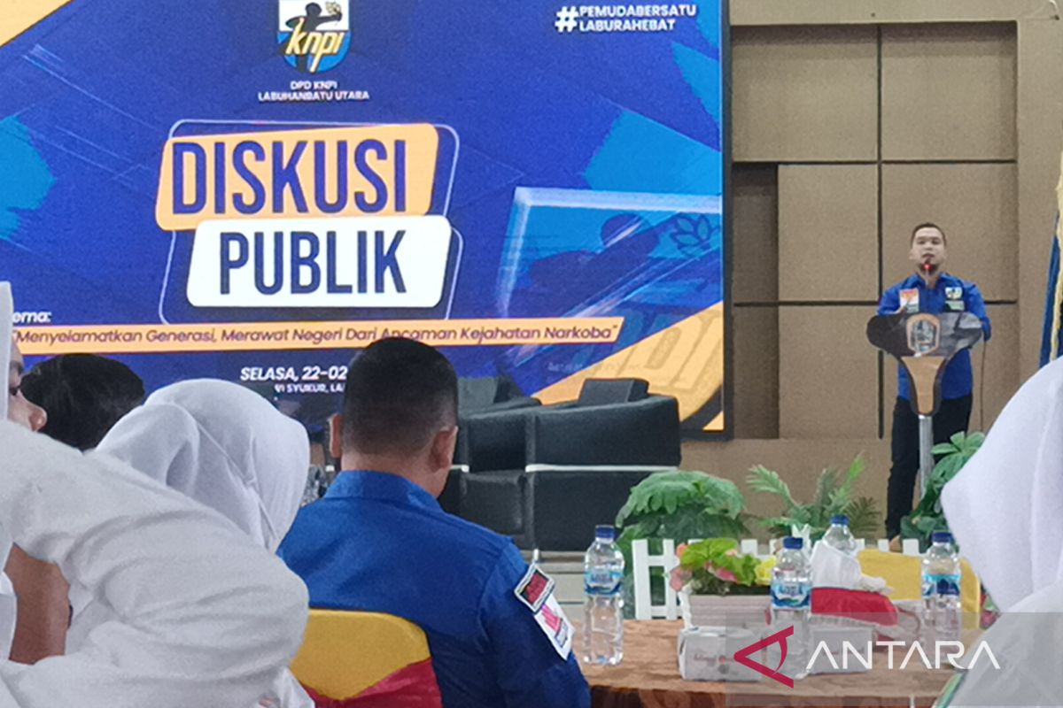 KNPI Labura gelar diskusi publik tentang Narkoba